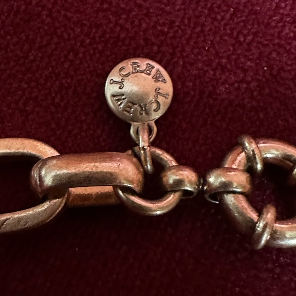 J. Crew Pink and Gold Floral Necklace - Picture 7 of 7